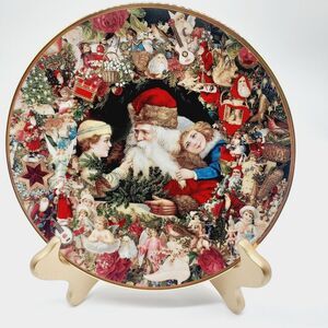 Vintage 1992 A Visit from St. Nicholas Christmas Memories Plate by John Grossman